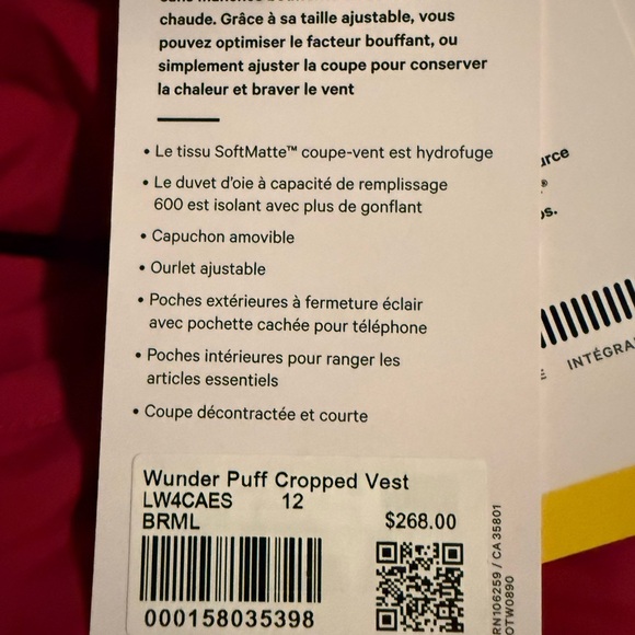 Red Puffer Vest - Picture 4 of 8